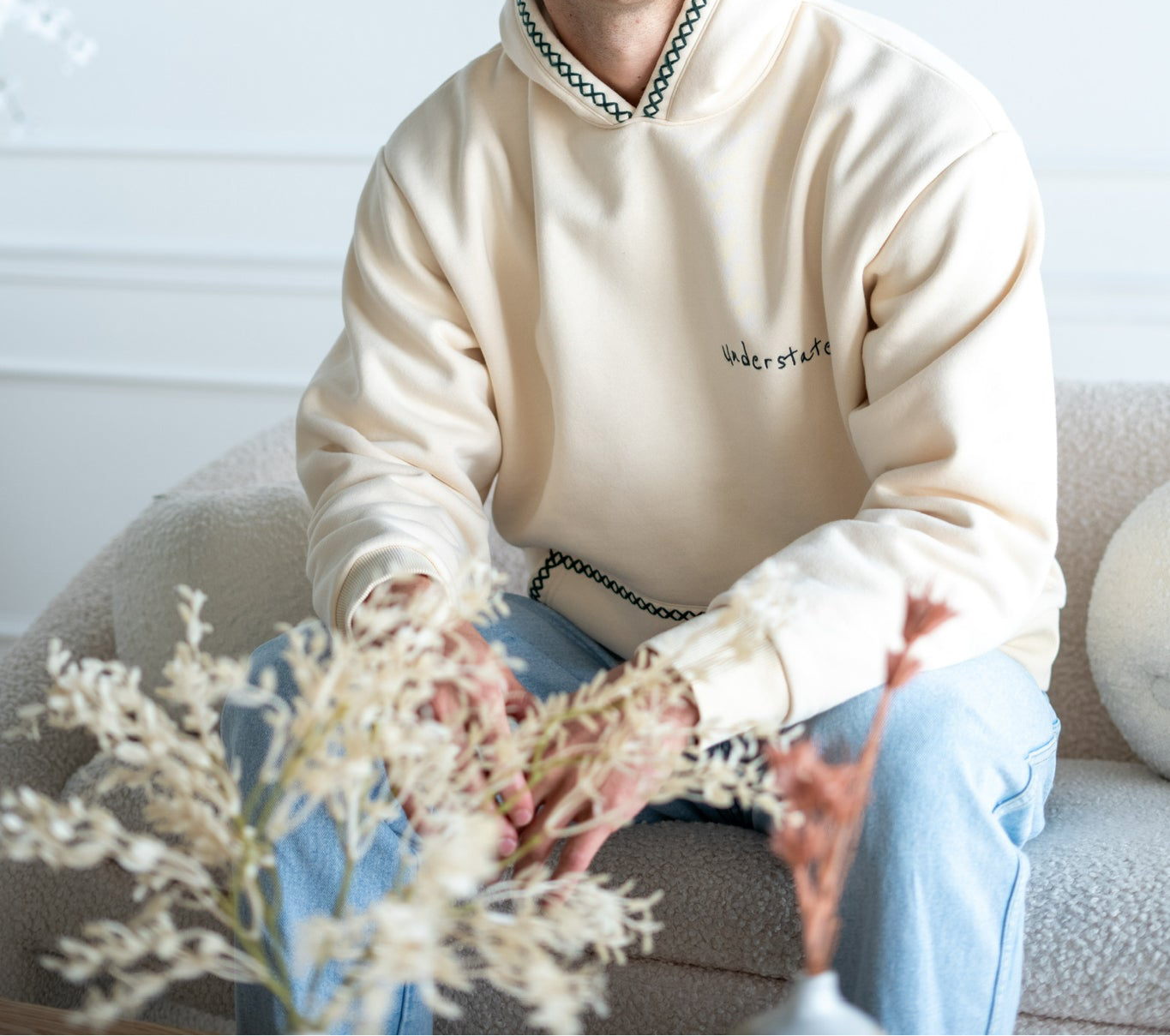 Hoodie - Cream